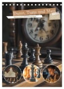 Cover-Bild zum Titel 'Dame, Turm und Matt (Tischkalender 2026 DIN A5 hoch), CALVENDO Monatskalender' von 'Steffen Gierok-Latniak'