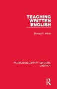 Cover-Bild zum Titel 'Teaching Written English' von 'Ronald V. White'