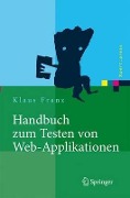 Cover-Bild zum Titel 'Handbuch zum Testen von Web-Applikationen' von 'Klaus Franz'
