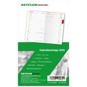 Cover-Bild zum Titel 'Kalender-Ersatzeinlage 2026 - für den Taschenplaner Typ 540 - 8,8x15,2 cm - 1 Woche auf 1 Seiten - separates Adressheft - faltbar - Notizheft - 540-6198' von ''