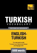 Cover-Bild zum Titel 'Turkish vocabulary for English speakers - 5000 words' von 'Andrey Taranov'