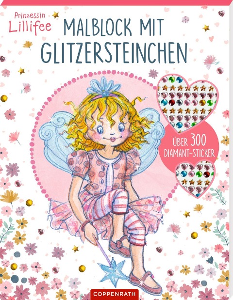Malblock mit Glitzersteinchen (Prinzessin Lillifee) - 