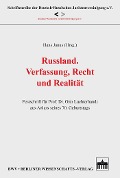Cover-Bild zum Titel 'Russland. Verfassung, Recht und Realität' von 'Hans Janus'