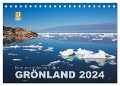 Rund um den Ilulissat Eisfjord - GRÖNLAND 2024 (Tischkalender 2024 DIN A5 quer), CALVENDO Monatskalender - Lucyna Koch