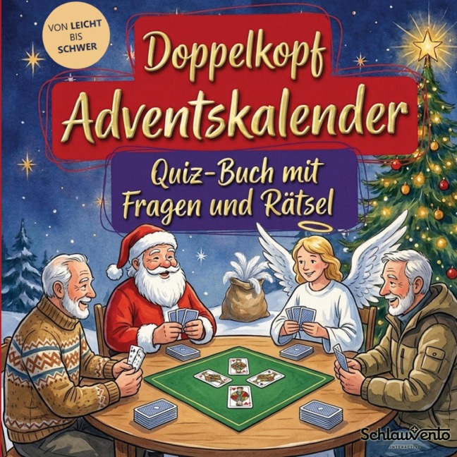 Doppelkopf-Adventskalender: Quiz-Buch mit Fragen und Rätsel - Schlauvento Interactive