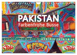 Cover-Bild zum Titel 'Pakistan farbenfrohe Busse (Wandkalender 2026 DIN A4 quer), CALVENDO Monatskalender' von 'Gabriele Gerner'