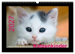 Cover-Bild zum Titel 'Katzenkinder (Wandkalender 2027 DIN A3 quer), CALVENDO Monatskalender' von 'Michael Weirauch'