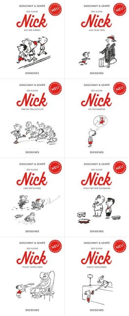 PickNick 3 Set (8 x 1 Exemplar) - René Goscinny, Jean-Jacques Sempé