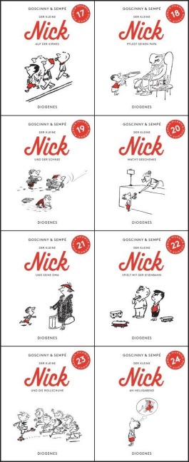PickNick 3 Set (8 x 1 Exemplar) - René Goscinny, Jean-Jacques Sempé