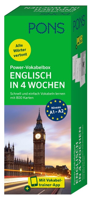 PONS Power-Vokabelbox Englisch in 4 Wochen - 