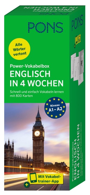 PONS Power-Vokabelbox Englisch in 4 Wochen - 