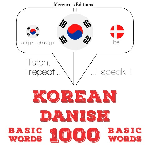 1000 essential words in Danish - Jm Gardner