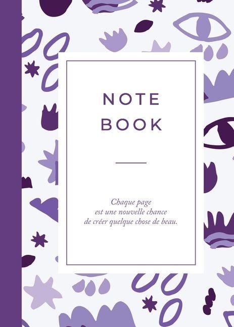 Carnet motifs Violet - Hello Editions