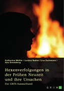 Cover-Bild zum Titel 'Hexenverfolgungen in der Frühen Neuzeit und ihre Ursachen. Über den Hexenhammer, die Hexenprozesse von Salem und die Verurteilung von Jeanne d'Arc' von 'Katharina Müller, Luisina Nuñez, Lisa Zechmann, Ann Greenberg'