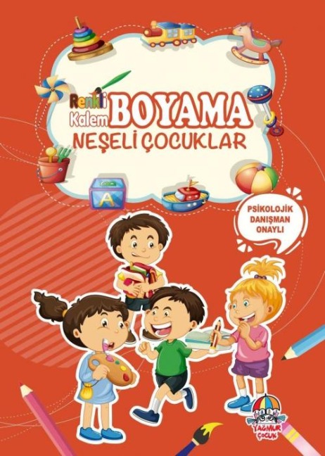 Neseli Cocuklar;Renkli Kalem Boyama - Kolektif