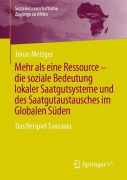 Cover-Bild zum Titel 'Saatgut - Mehr als eine Ressource' von 'Jonas Metzger'