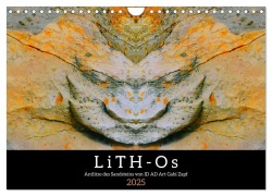 LiTH-Os Antlitze des Sandsteins von ID AD Art Gabi Zapf (Wandkalender 2025 DIN A4 quer), CALVENDO Monatskalender - Id AD Art Gabi Zapf