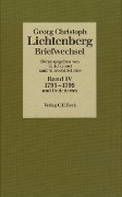 Lichtenberg Briefwechsel Bd. 4: 1793-1799 - 