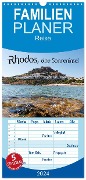 Familienplaner 2024 - Rhodos, eine Sonneninsel mit 5 Spalten (Wandkalender, 21 x 45 cm) CALVENDO - Stanislaws Photography