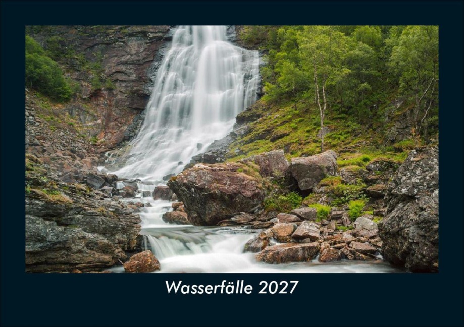 Wasserfälle 2027 Fotokalender DIN A5 - Tobias Schmitt, Kevin Heber
