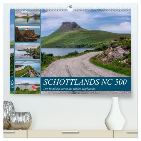 Schottlands NC 500, der Roadtrip durch die wilden Highlands. (hochwertiger Premium Wandkalender 2025 DIN A2 quer), Kunstdruck in Hochglanz - Joana Kruse