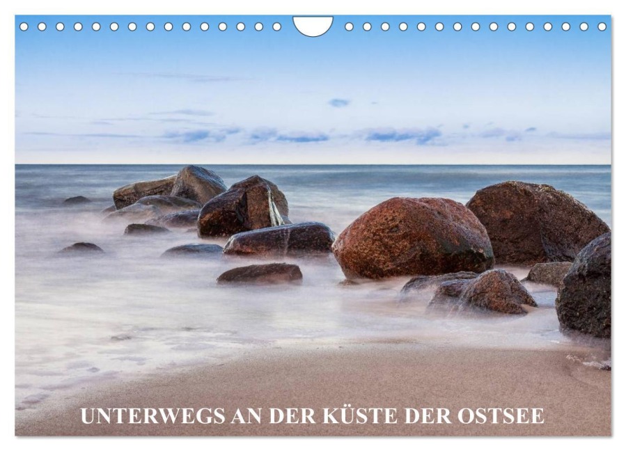 Unterwegs an der Küste der Ostsee (Wandkalender 2025 DIN A4 quer), CALVENDO Monatskalender - Rico Ködder