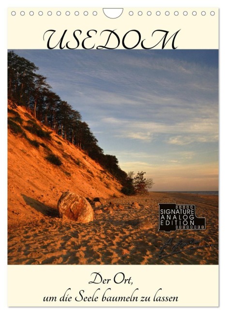 Usedom (Wandkalender 2027 DIN A4 hoch), CALVENDO Monatskalender - Helmut Harhaus