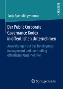 Cover-Bild zum Titel 'Der Public Corporate Governance Kodex in öffentlichen Unternehmen' von 'Tanja Spennlingwimmer'