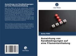 Cover-Bild zum Titel 'Auswirkung von Randbedingungen auf eine Filamententladung' von 'Aicha Flitti'