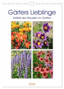 Cover-Bild zum Titel 'Gärtners Lieblinge - Vielfalt der Stauden im Garten (Wandkalender 2026 DIN A4 hoch), CALVENDO Monatskalender' von 'Anja Frost'