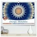 Energie-Mandalas in blau (hochwertiger Premium Wandkalender 2025 DIN A2 quer), Kunstdruck in Hochglanz - Christine Bässler