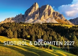 Cover-Bild zum Titel 'Südtirol & Dolomiten Exklusivkalender 2027' von ''