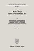 Cover-Bild zum Titel 'Neue Wege der Wirtschaftspolitik.' von ''