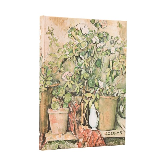 18-Monatskalender 2025-2026 Cezanne Midi Horizontal - 