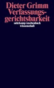 Cover-Bild zum Titel 'Verfassungsgerichtsbarkeit' von 'Dieter Grimm'