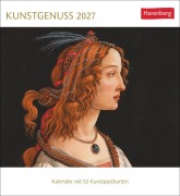 Cover-Bild zum Titel 'Kunstgenuss Postkartenkalender 2027 - Kalender mit 53 Kunstpostkarten' von ''