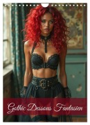 Gothic Dessous Fantasien (Wandkalender 2026 DIN A4 hoch), CALVENDO Monatskalender - Ally Bee
