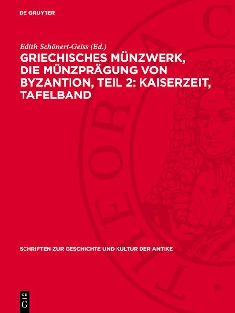 Griechisches Münzwerk, Die Münzprägung von Byzantion, Teil 2: Kaiserzeit, Tafelband - 