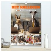 Cover-Bild zum Titel 'Hey Kollegen - Lustige Arbeitskollegen, die jeder kennt (hochwertiger Premium Wandkalender 2026 DIN A2 hoch), Kunstdruck in Hochglanz' von 'Mb Fotografie'