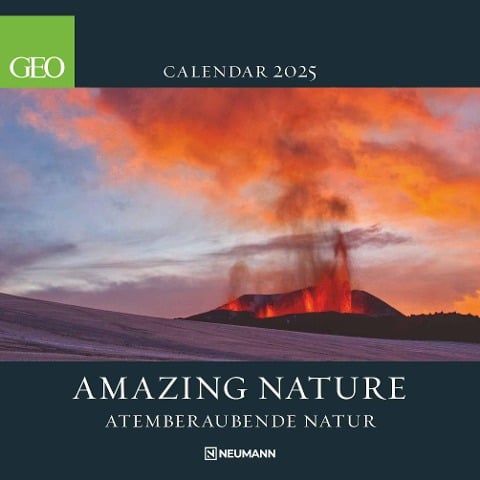 GEO Amazing Nature 2025 - Wand-Kalender - Broschüren-Kalender - 30x30 - 30x60 geöffnet - 