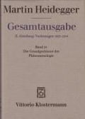 Cover-Bild zum Titel 'Gesamtausgabe Abt. 2 Vorlesungen Bd. 24. Die Grundprobleme der Phänomenologie' von 'Martin Heidegger'