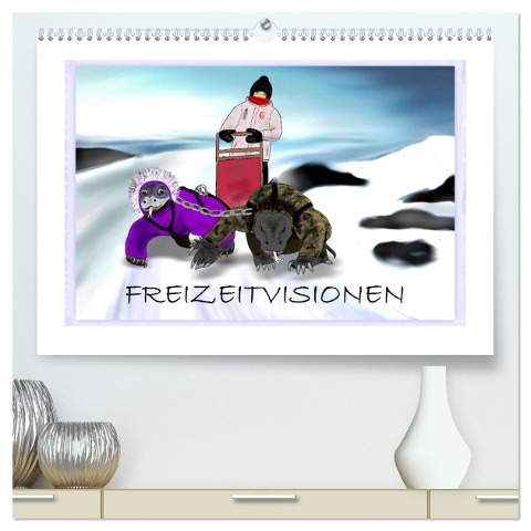 Freizeitvisionen (hochwertiger Premium Wandkalender 2025 DIN A2 quer), Kunstdruck in Hochglanz - Ingrid Besenböck
