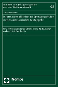 Cover-Bild zum Titel 'Informationspflichten bei Spendenaufrufen mittels akzessorischer Kaufappelle' von 'Arne Schümann'