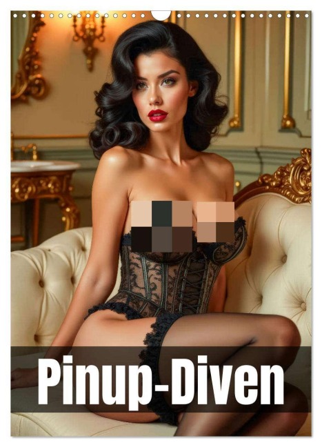 Pinup-Diven (Wandkalender 2026 DIN A3 hoch), CALVENDO Monatskalender - Ally Bee