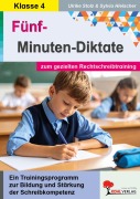 Cover-Bild zum Titel '5-Minuten-Diktate zum gezielten Rechtschreibtraining / 4. Schuljahr' von 'Ulrike Stolz, Sylvia Hielscher'