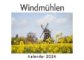 Cover-Bild zum Titel 'Windmühlen (Wandkalender 2024, Kalender DIN A4 quer, Monatskalender im Querformat mit Kalendarium, Das perfekte Geschenk)' von 'Anna Müller'