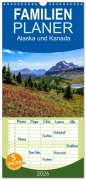 Familienplaner 2026 - Alaska und Kanada mit 5 Spalten (Wandkalender, 21 x 45 cm) CALVENDO - Elisabeth Stanzer