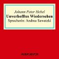 Cover-Bild zum Titel 'Unverhofftes Wiedersehen' von 'Johann Peter Hebel'
