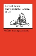 Cover-Bild zum Titel 'The Wonderful Wizard of Oz' von 'L. Frank Baum'