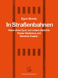 Cover-Bild zum Titel 'In Straßenbahnen' von 'Egon Bondy'